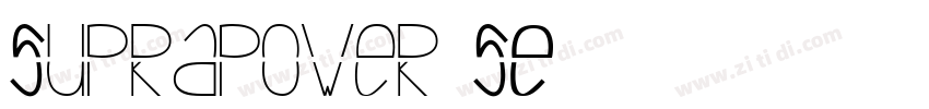 Suprapower SE字体转换